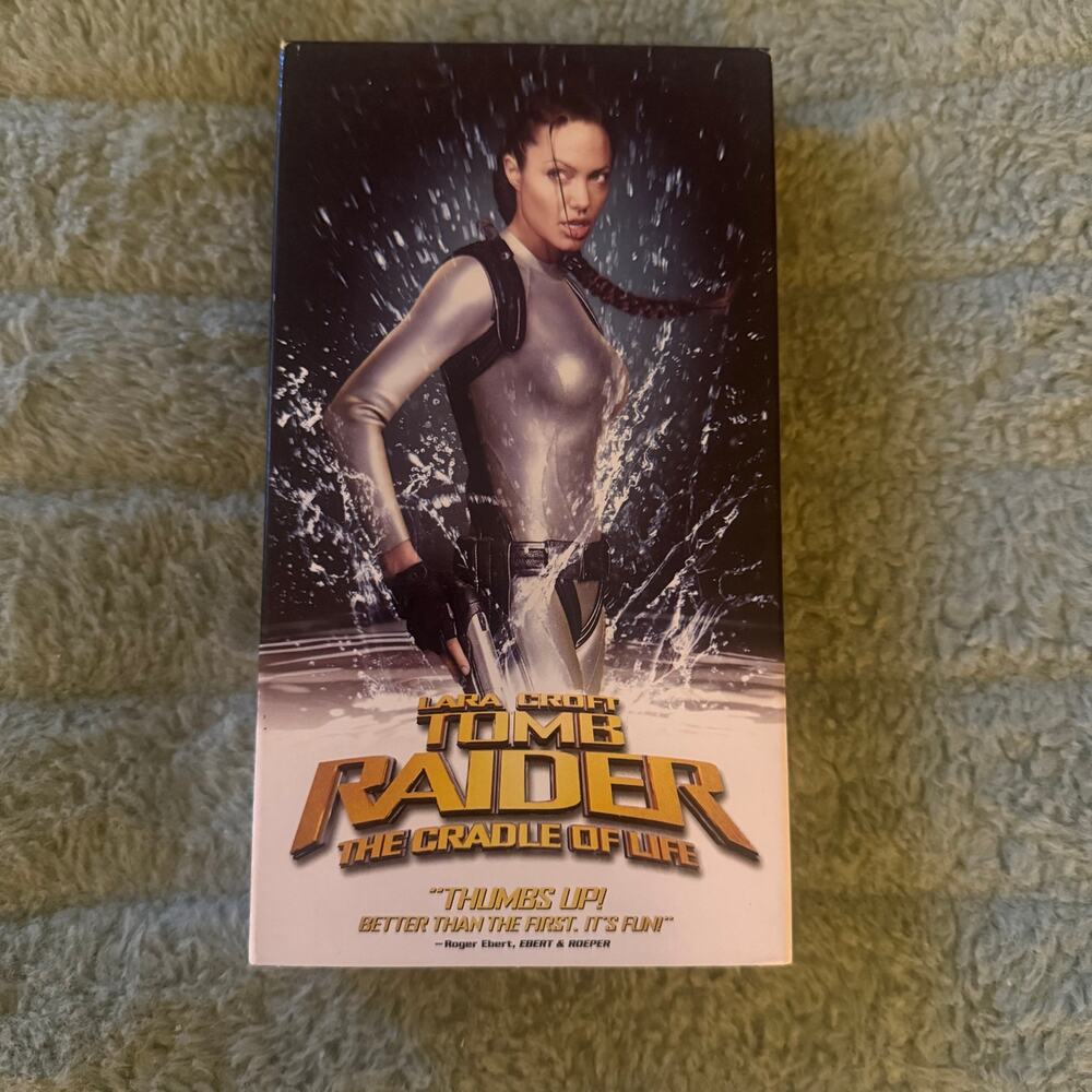 Tomb Raider Cradle of Life VHS (2003) Angelina Jolie Action Adventure